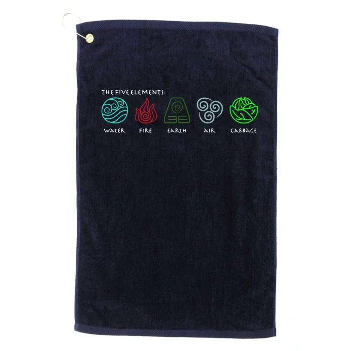 The Five Elements Avatar Platinum Collection Golf Towel