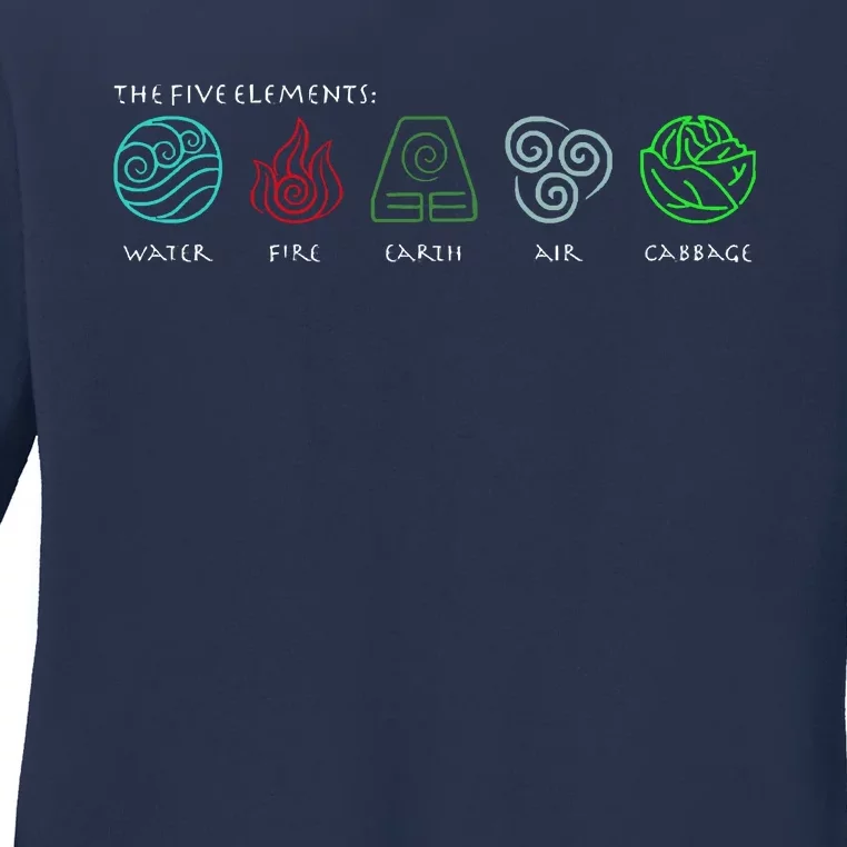 The Five Elements Ladies Long Sleeve Shirt