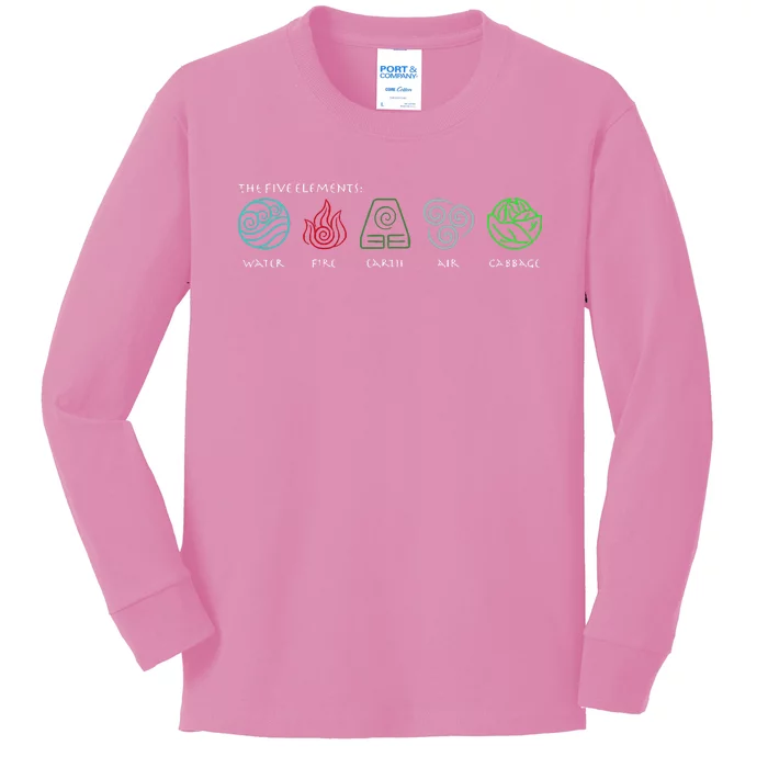 The Five Elements Kids Long Sleeve Shirt