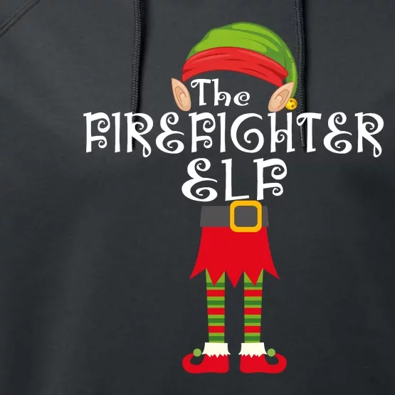 The Firefighter Elf Performance Fleece Hoodie