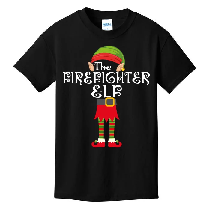 The Firefighter Elf Kids T-Shirt