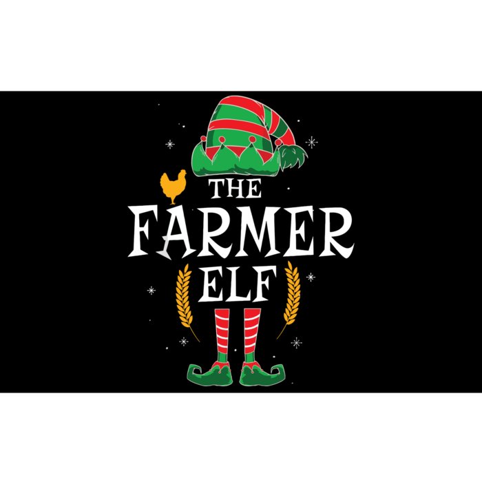 The Farmer Elf Group Matching Family Christmas Farm Funny Bumper Sticker