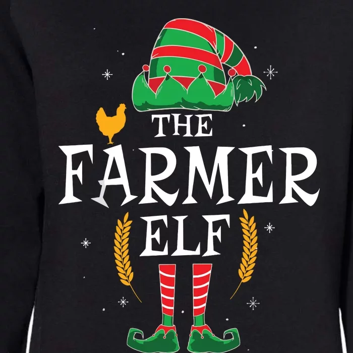 The Farmer Elf Group Matching Family Christmas Farm Funny Womens California Wash Sweatshirt