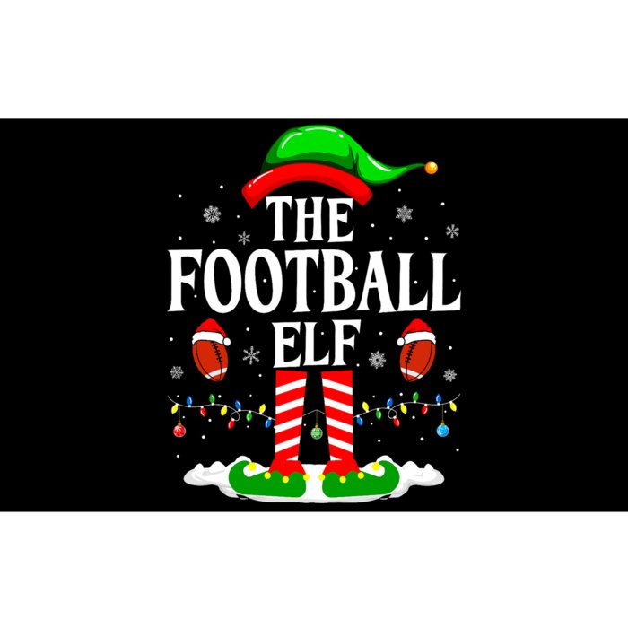 The Football Elf Xmas American Football Christmas Bumper Sticker