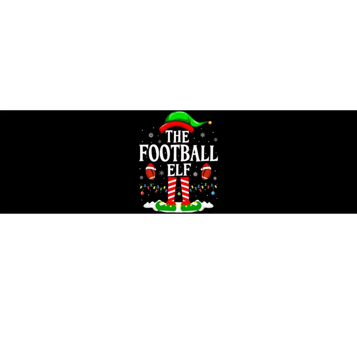 The Football Elf Xmas American Football Christmas Bumper Sticker