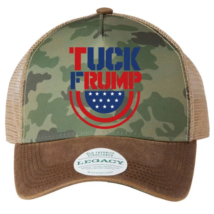 Tuck Frump Funny Anti Trump Legacy Tie Dye Trucker Hat