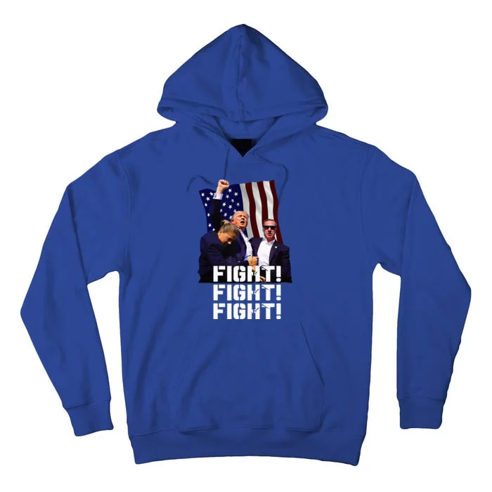 Trump Fight Fight Fight Tank Top Tall Hoodie