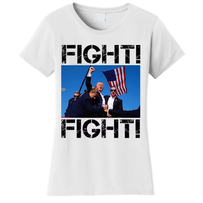 Trump Fight Fight Fight 2024 Pennsylvania Rally Women's T-Shirt