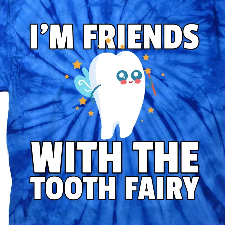 Tooth Fairy First Teeth Gift Tie-Dye T-Shirt