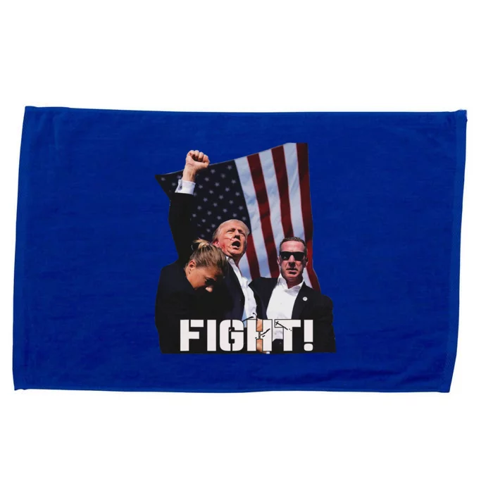 Trump Fighting For Supporters And Americans Microfiber Hand Towel