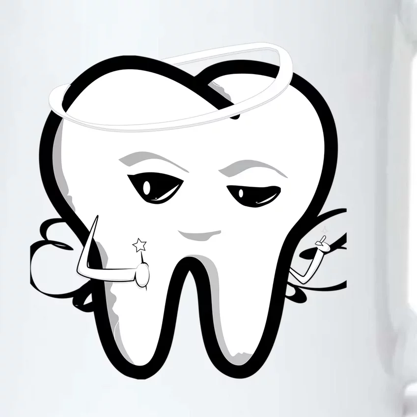 Tooth Fairy Funny Gift Black Color Changing Mug