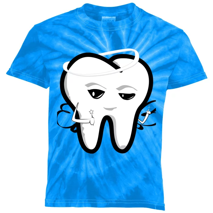 Tooth Fairy Funny Gift Kids Tie-Dye T-Shirt