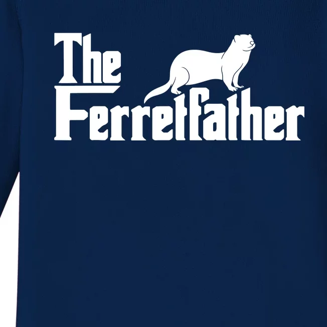 The Ferretfather Ferret Zoo Animal Lover Baby Long Sleeve Bodysuit