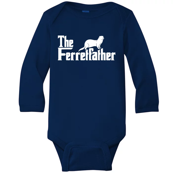 The Ferretfather Ferret Zoo Animal Lover Baby Long Sleeve Bodysuit