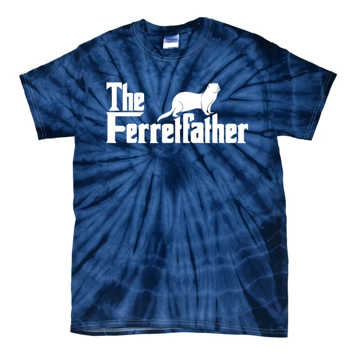 The Ferretfather Ferret Zoo Animal Lover Tie-Dye T-Shirt