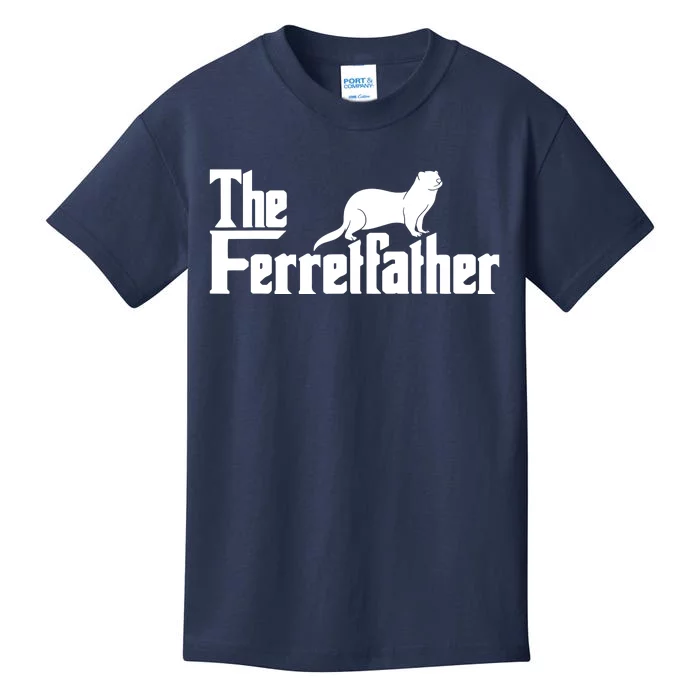 The Ferretfather Ferret Zoo Animal Lover Kids T-Shirt