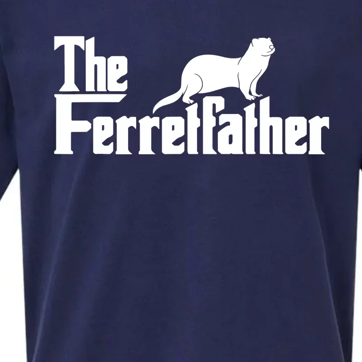 The Ferretfather Ferret Zoo Animal Lover Sueded Cloud Jersey T-Shirt