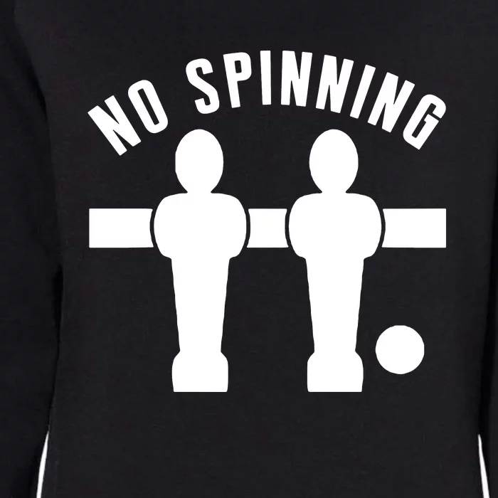 Table Football Foosball No Spinning Womens California Wash Sweatshirt