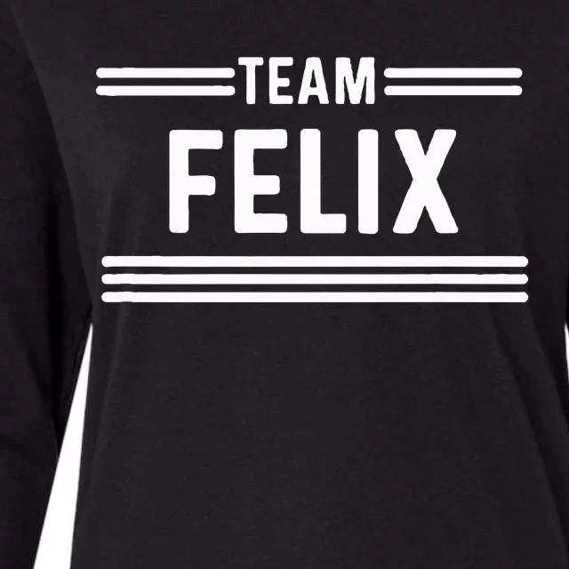 Team Felix Family Name Womens Cotton Relaxed Long Sleeve T-Shirt