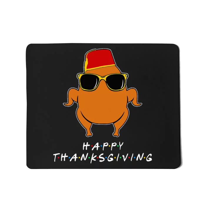 Thanksgiving For Friends Funny Turkey Mousepad