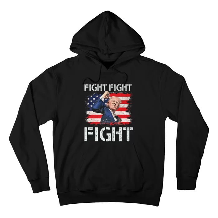 Trump Fight Fight Fight Bold Message Design Hoodie