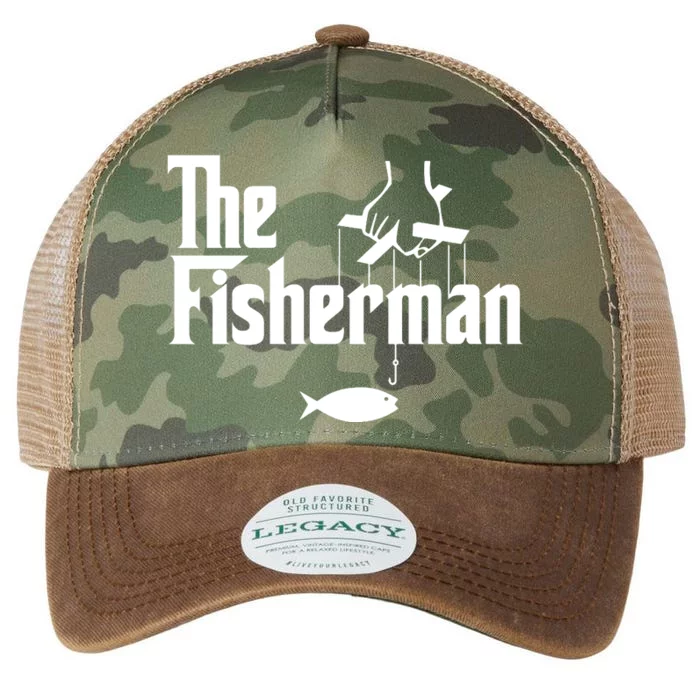 The Fisherman Funny Fishing Legacy Tie Dye Trucker Hat