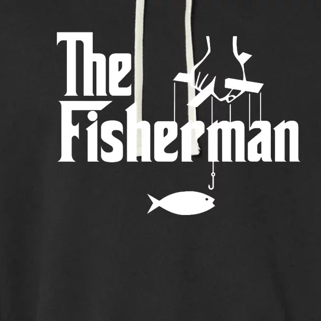 The Fisherman Funny Fishing Garment-Dyed Fleece Hoodie