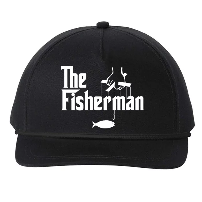 The Fisherman Funny Fishing Snapback Five-Panel Rope Hat