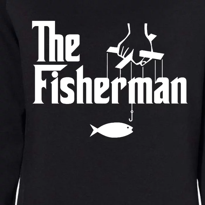 The Fisherman Funny Fishing Womens California Wash Sweatshirt