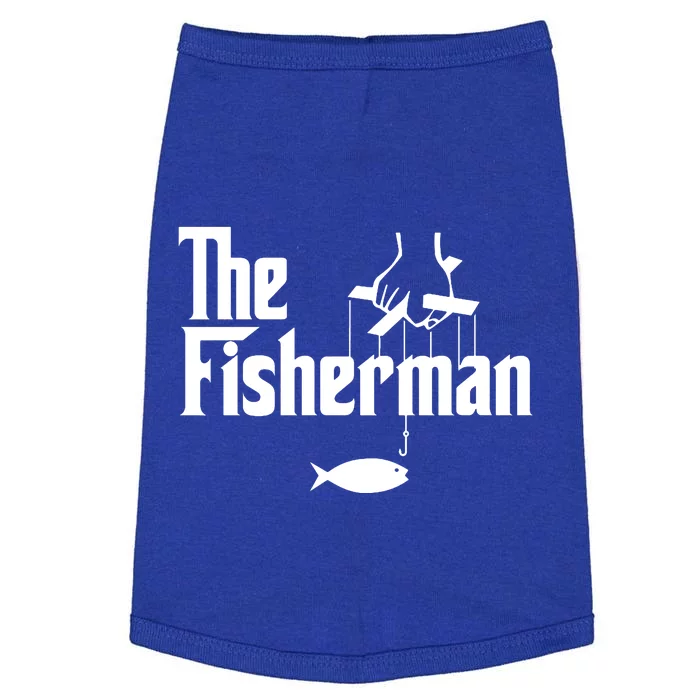 The Fisherman Funny Fishing Doggie Tank