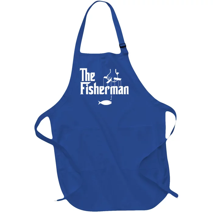 The Fisherman Funny Fishing Full-Length Apron With Pocket