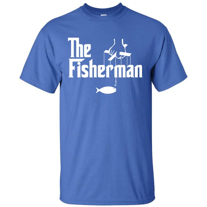 The Fisherman Funny Fishing Tall T-Shirt