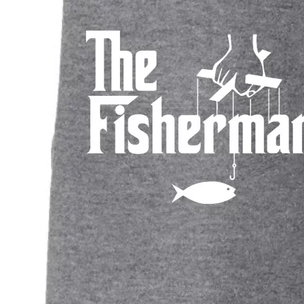 The Fisherman Funny Fishing Doggie 3-End Fleece Hoodie