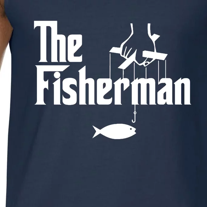 The Fisherman Funny Fishing Comfort Colors® Tank Top