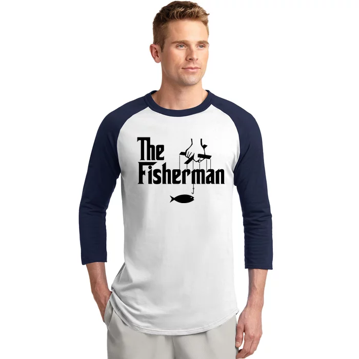 The Fisherman Funny Fishing Baseball Sleeve Shirt