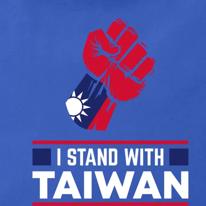 Taiwanese Flag Fist I Stand With Taiwan Gift Zip Tote Bag