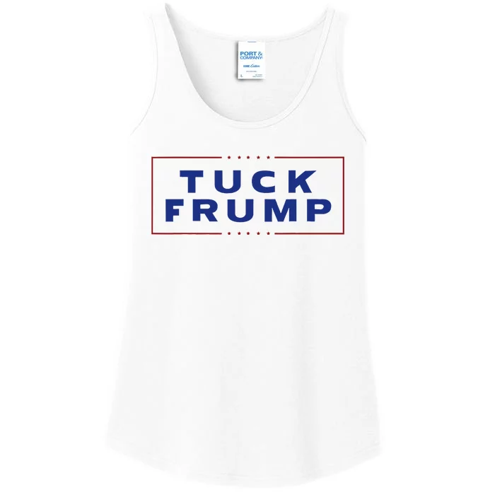 Tuck Frump Funny Anti Trump Ladies Essential Tank