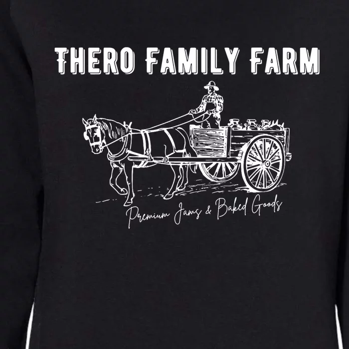 Thero Family Farm Premium Jams And Baked Goods Womens California Wash Sweatshirt