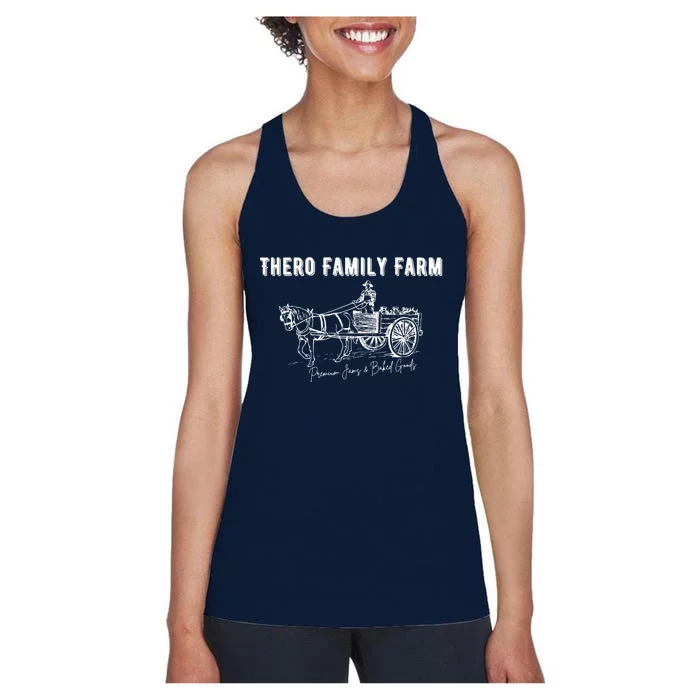 Thero Family Farm Premium Jams And Baked Goods Women's Racerback Tank