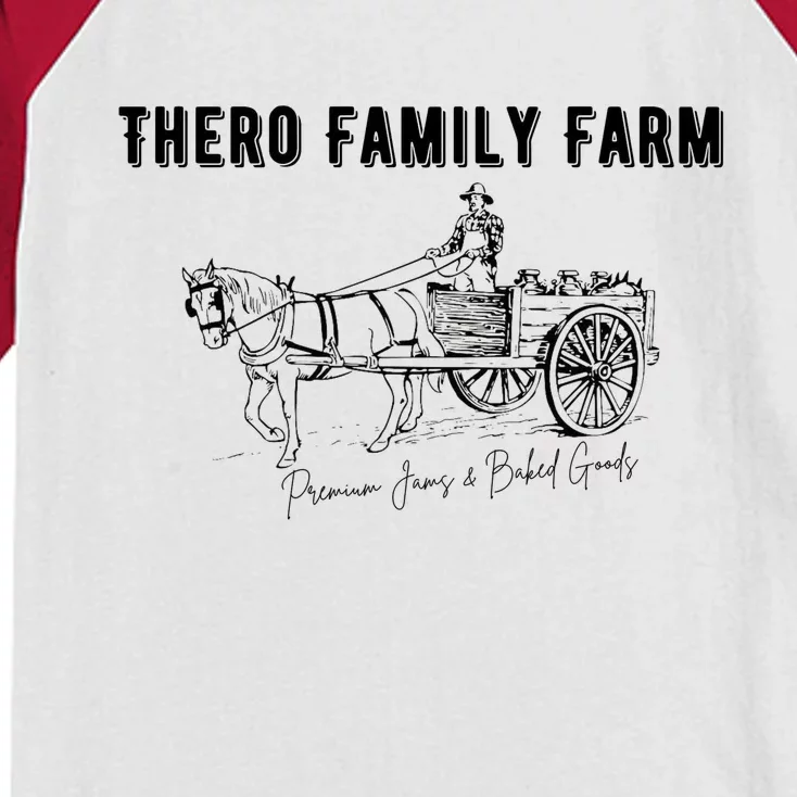 Thero Family Farm Premium Jams And Baked Goods Kids Colorblock Raglan Jersey