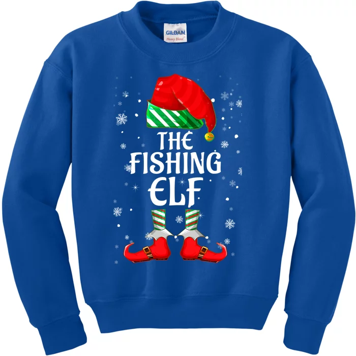 The Fishing Family Matching Group Christmas Gift Kids Sweatshirt