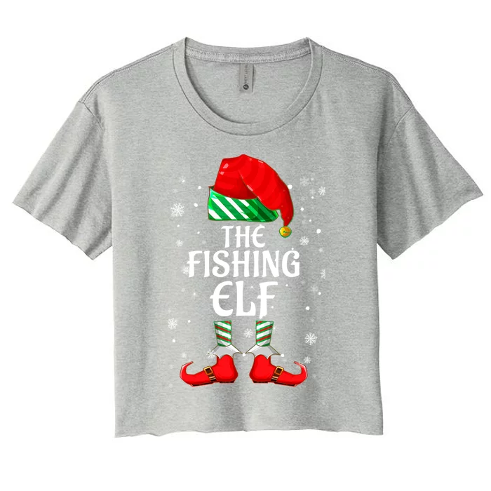 The Fishing Family Matching Group Christmas Gift Women's Crop Top Tee