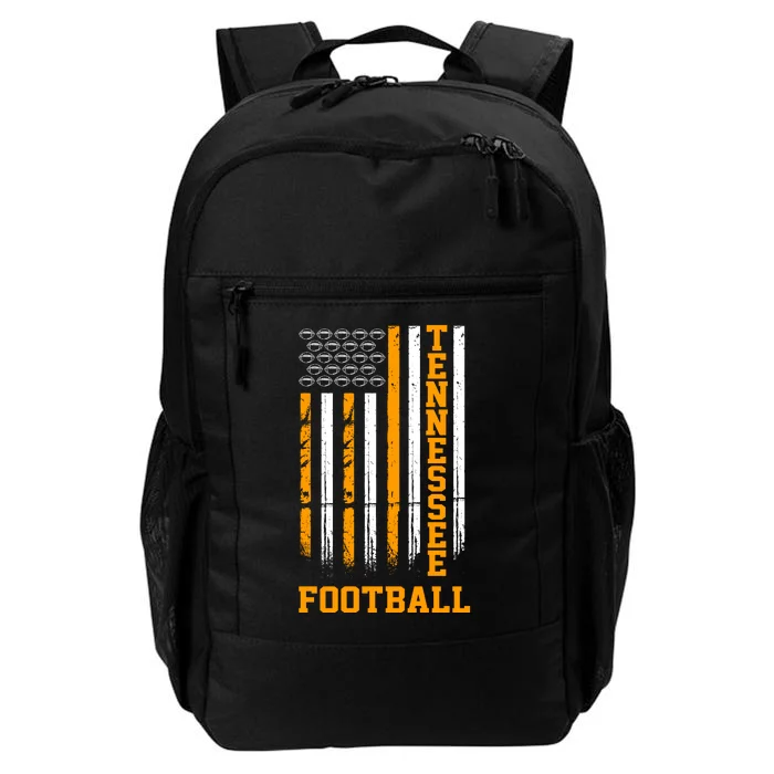 Tennessee Football Fan American Flag Daily Commute Backpack