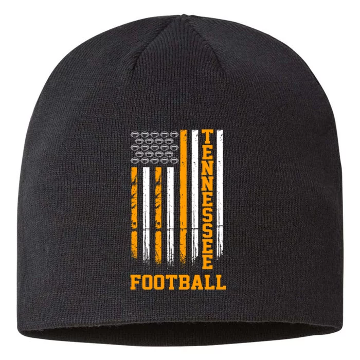 Tennessee Football Fan American Flag 8 1/2in Sustainable Knit Beanie