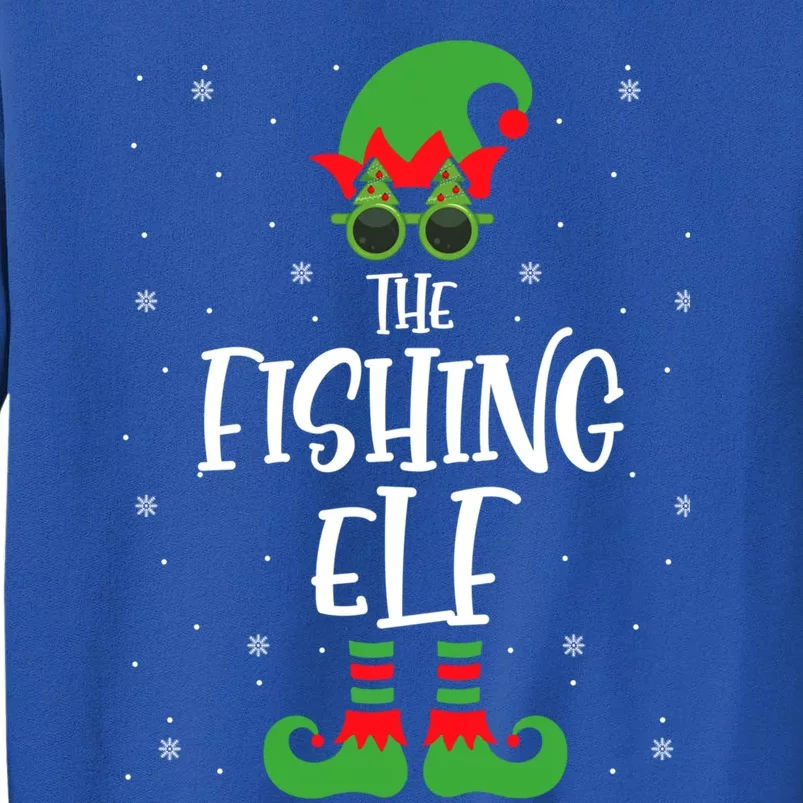 The Fishing Funny Christmas Fisher Fishing Family Cute Gift Tall Sweatshirt