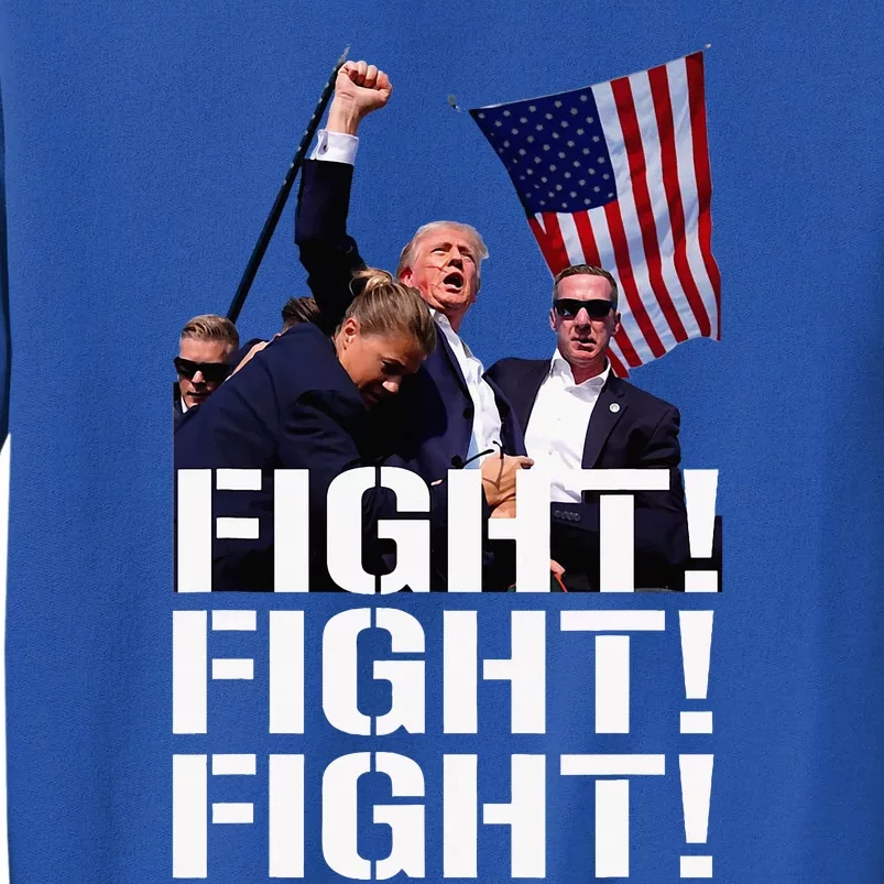 Trump Fight Fight Fight Trump Defiant Trump Shot Fist Pump Sweatshirt