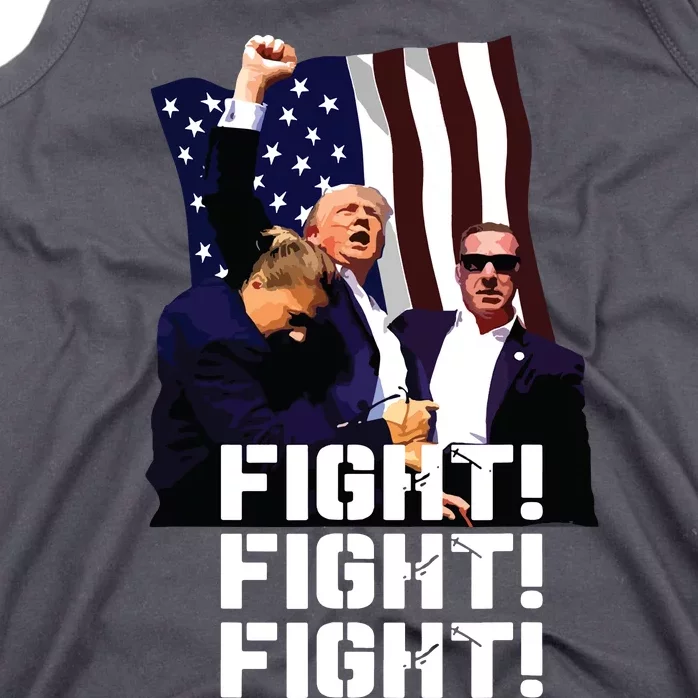 Trump Fight Fight Fight Tank Top