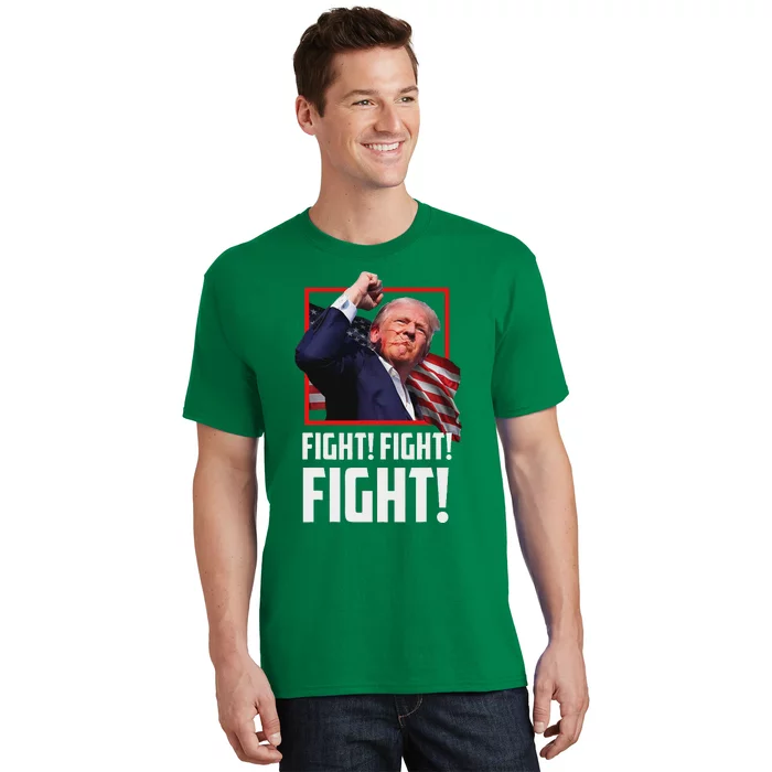 Trump Fight Fist 2024 Strong Support T-Shirt