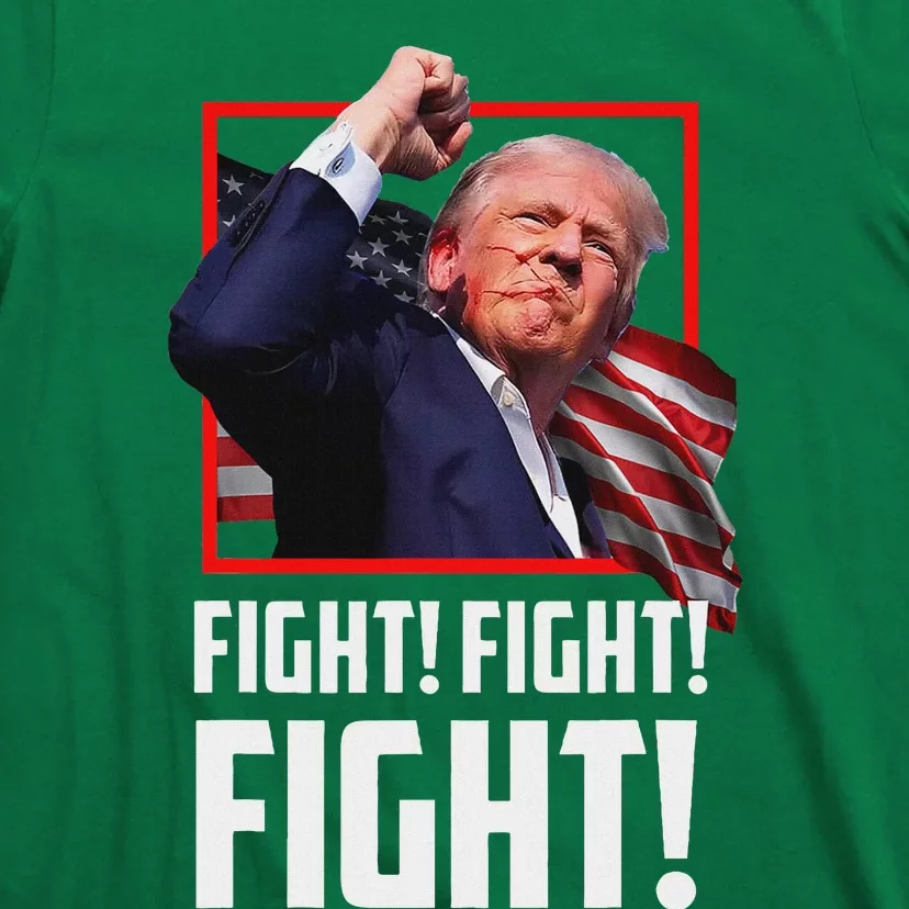 Trump Fight Fist 2024 Strong Support T-Shirt