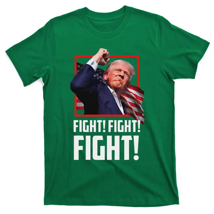 Trump Fight Fist 2024 Strong Support T-Shirt